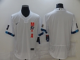 Marlins Blank White Nike 2021 MLB All-Star Flexbase Jersey,baseball caps,new era cap wholesale,wholesale hats